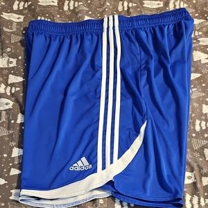 Adidas Men's Royal Blue Athletic Shorts 9 Inch Inseam